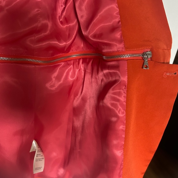 3.1 Phillip Lim Silk Convertible Red Blazer with Zip Detail - Picture 4 of 6